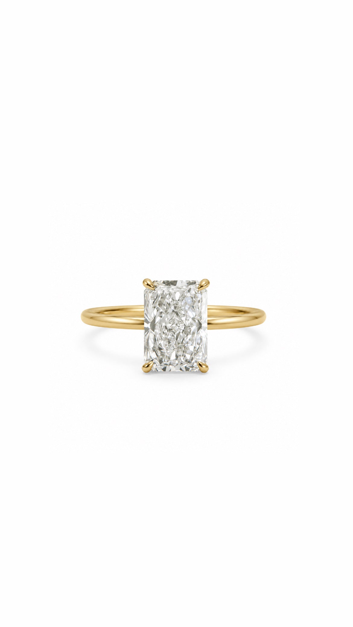 Radiant Solitaire Ring