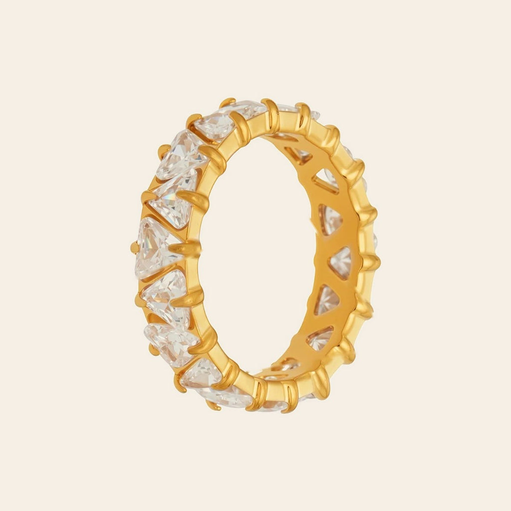 The Prism Ring in gold