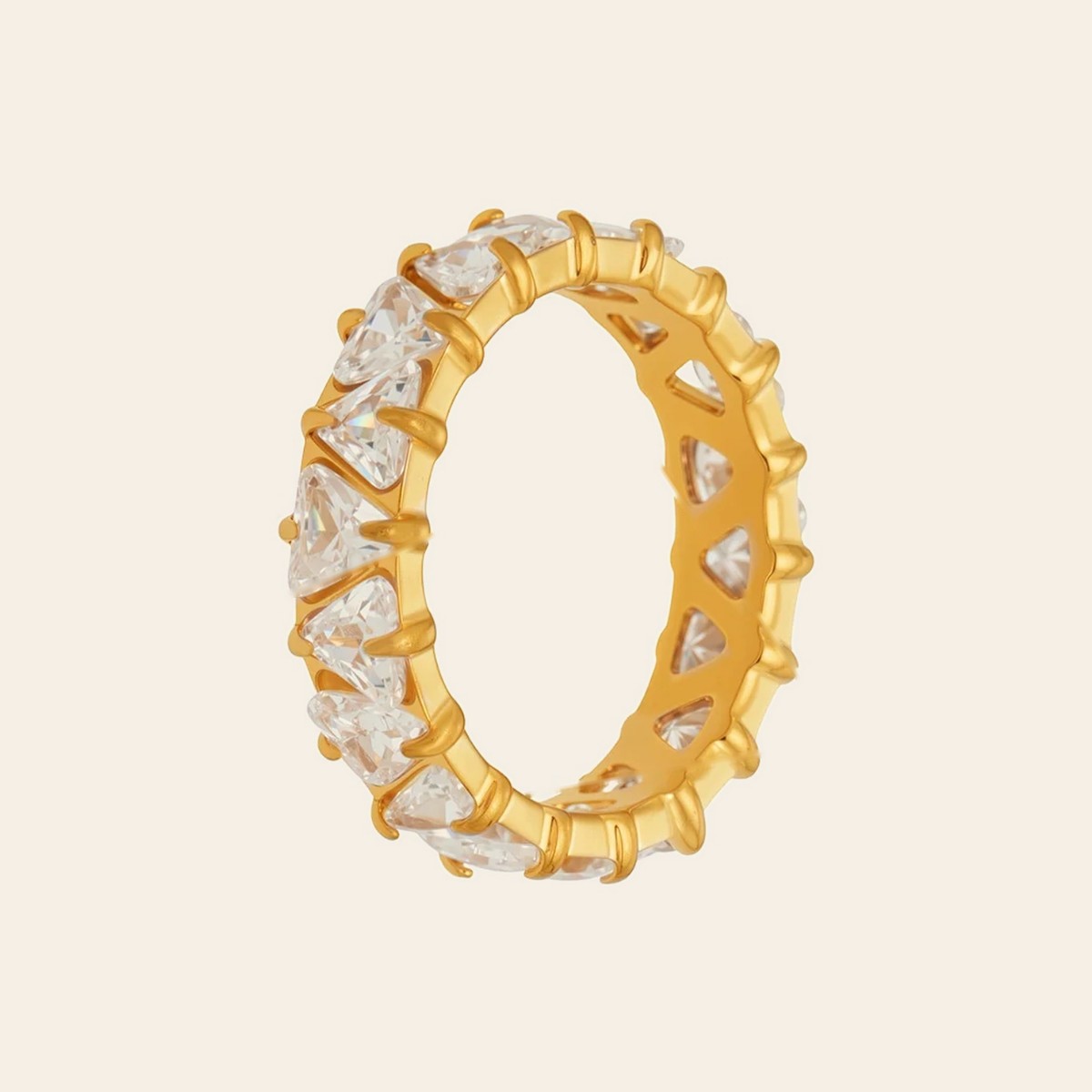 The Prism Ring in gold
