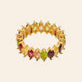 The Confetti Ring in gold