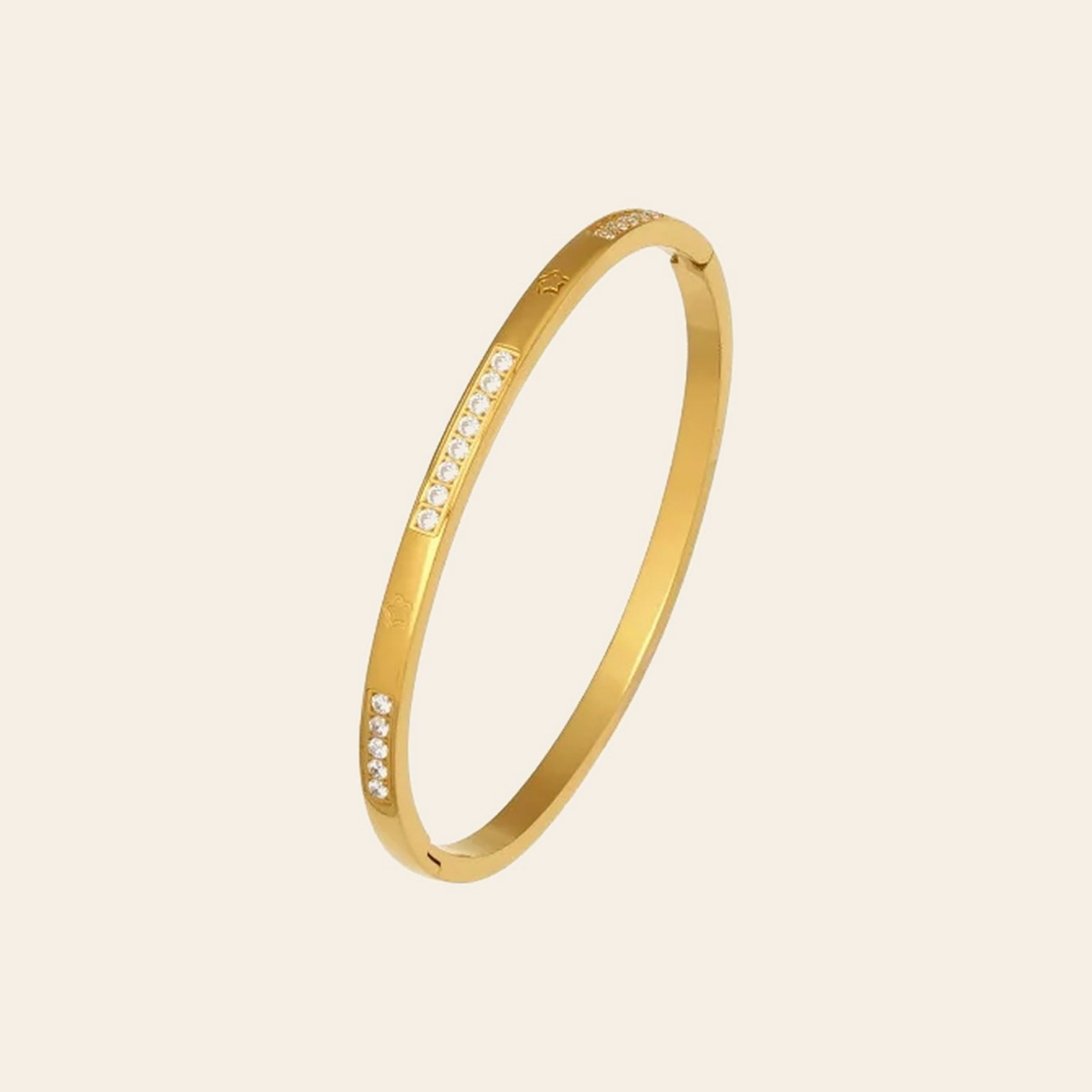 The Starlight Bangle in gold