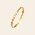 The Tile Bangle in gold