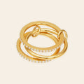The Trinity Ring in gold