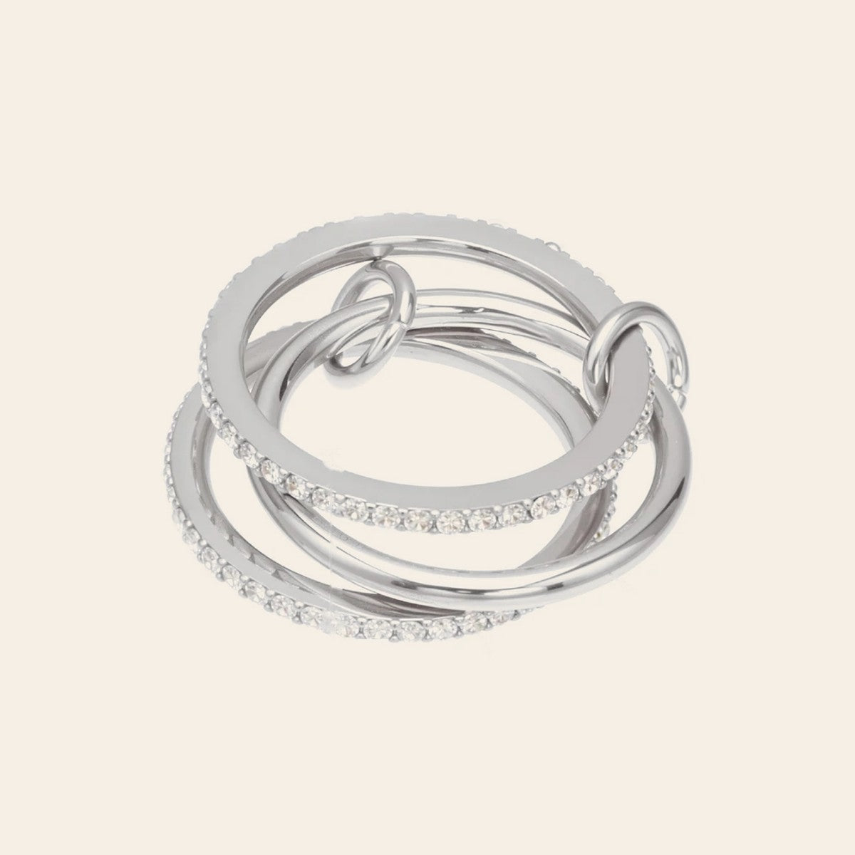 The Trinity Ring in silver